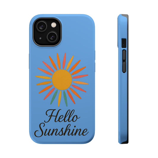 Magnetic Tough Cases, Sun Phone Case, Blue Tough Case, Hello Sunshine, Phone Accessories, Protective Case