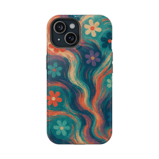 Floral Impact-Resistant Phone Cases - Stylish Protective Cover, Flower Pattern Case, Gift for Her, Spring/Summer Accessory